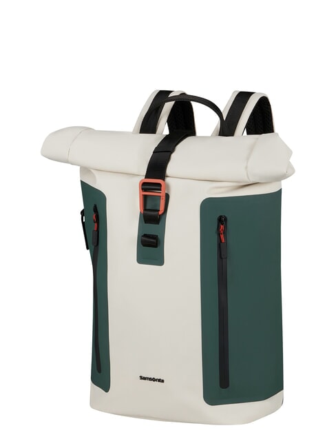 COATIFY BIZ Rolltop backpack for 15.6" laptop matt quartz/ivy - Laptop backpacks