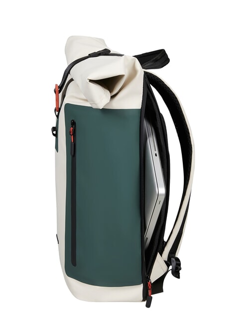 COATIFY BIZ Rolltop backpack for 15.6" laptop matt quartz/ivy - Laptop backpacks