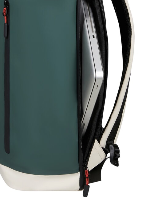 COATIFY BIZ Rolltop backpack for 15.6" laptop matt quartz/ivy - Laptop backpacks