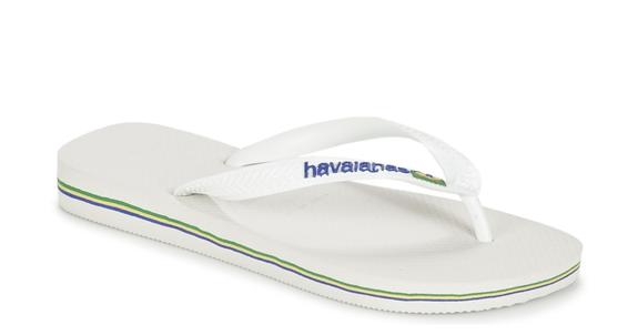 BRASIL LOGO Men's flip flops white - Unisex shoes