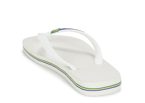 BRASIL LOGO Men's flip flops white - Unisex shoes