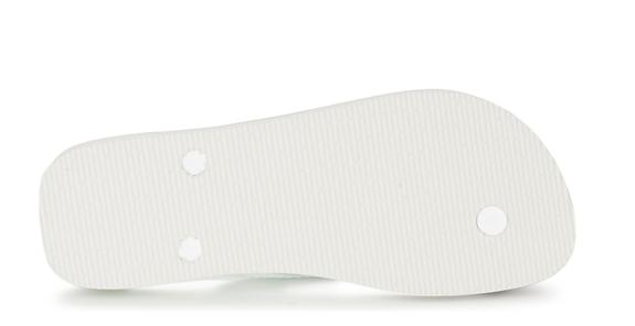 BRASIL LOGO Men's flip flops white - Unisex shoes
