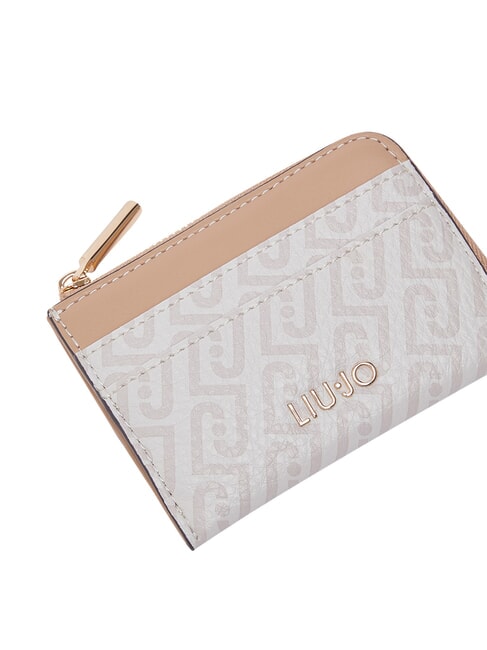 CALIWEN Zip card holder natural/dk.powder - Women&rsquo;s Wallets