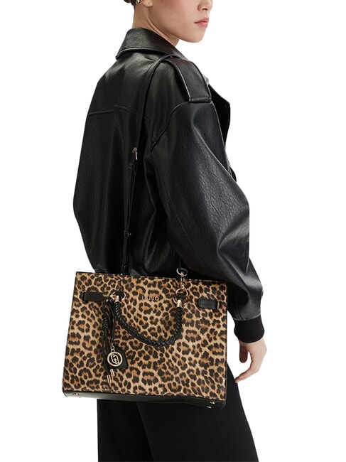 MANHATTAN Handbag, with shoulder strap natural macul. - Women&rsquo;s Bags