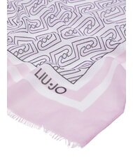 LIUJO NEW LOGO CHAIN Scarf soft peony - Scarves - 3