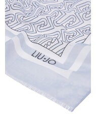 LIUJO NEW LOGO CHAIN Scarf light denim - Scarves - 3