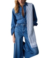 LIUJO NEW LOGO CHAIN Scarf light denim - Scarves - 5