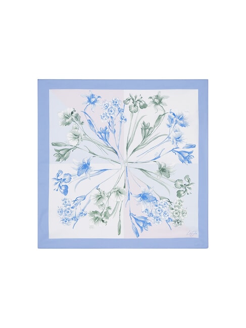 FLOWER  bright blue wave - Scarves