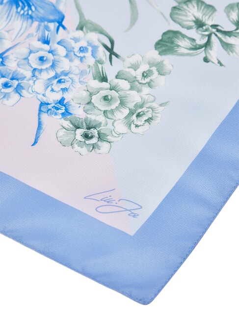 FLOWER  bright blue wave - Scarves