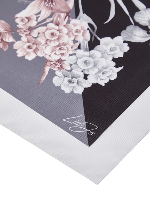 FLOWER  BLACK - Scarves