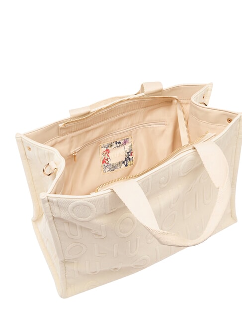 LOGO Handbag, with shoulder strap white cream - Women&rsquo;s Bags