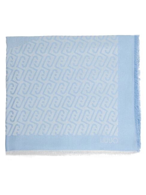 NEW LOGO CHAIN J  light blue - Scarves