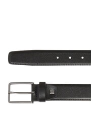 PIQUADRO S141 Genuine leather belt Black - Belts - 2