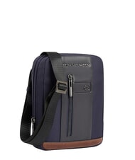 PIQUADRO BRIEF 2 Shoulder bag blue/leather - Over-the-shoulder Bags for Men - 4
