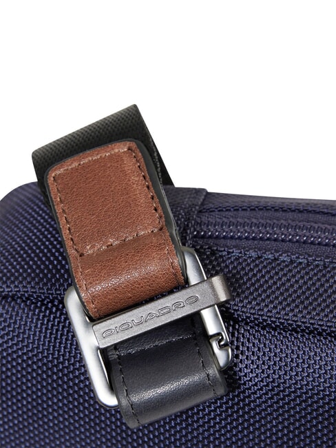 BRIEF 2 Shoulder bag blue/leather - Over-the-shoulder Bags for Men