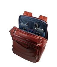 PIQUADRO S141 Leather backpack, 14" laptop holder LEATHER - Laptop backpacks - 6