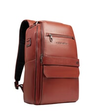 PIQUADRO S141 Leather backpack, 14" laptop holder - Laptop backpacks