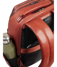 PIQUADRO S141 Leather backpack, 14" laptop holder LEATHER - Laptop backpacks - 4