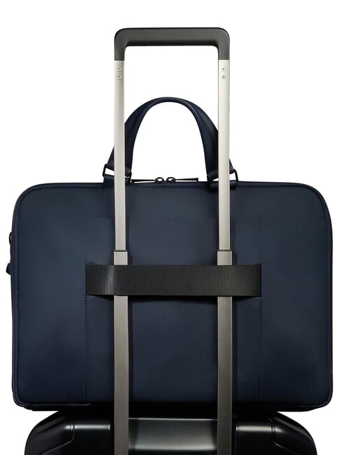 WOLLEM Laptop and iPad Pro 12.9" briefcase blue - Work Briefcases