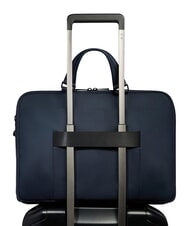 PIQUADRO WOLLEM Laptop and iPad Pro 12.9" briefcase blue - Work Briefcases - 2