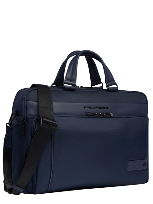 WOLLEM Laptop and iPad Pro 12.9" briefcase blue - Work Briefcases