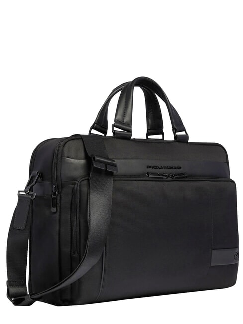 WOLLEM Laptop and iPad Pro 12.9" briefcase Black - Work Briefcases