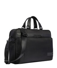 PIQUADRO WOLLEM Laptop and iPad Pro 12.9" briefcase Black - Work Briefcases - 3
