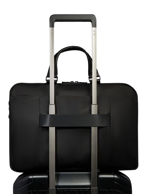 WOLLEM Laptop and iPad Pro 12.9" briefcase Black - Work Briefcases