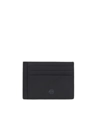 PIQUADRO CORNER SPECIALE GOMMATO Slim card holder Black - Men&rsquo;s Wallets - 2