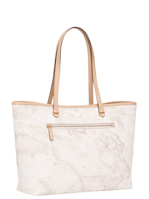GEO CLASSIC Mixed leather shopper bag white - Women&rsquo;s Bags