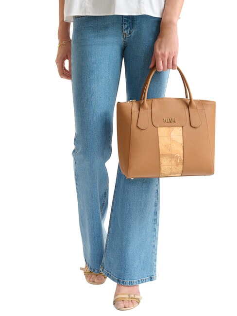 BLOO CITY Handbag with shoulder strap TOBACCO - Women&rsquo;s Bags