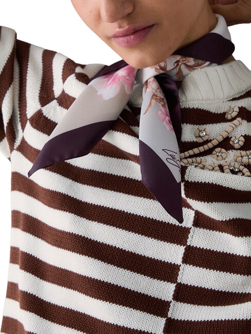 FLOWER  cranberry - Scarves