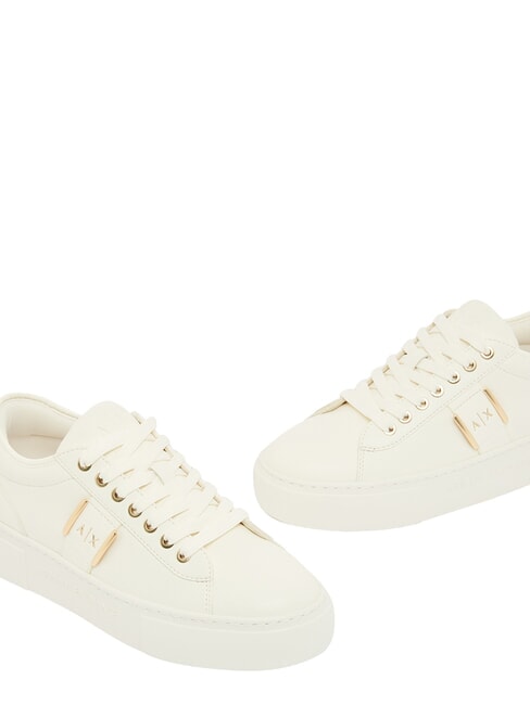 KURT Sneakers off white + pale gold - Unisex shoes