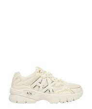 ARMANI EXCHANGE SPEED Sneakers off white + pale gold - Unisex shoes - 5