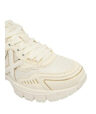 ARMANI EXCHANGE SPEED Sneakers off white + pale gold - Unisex shoes - 6