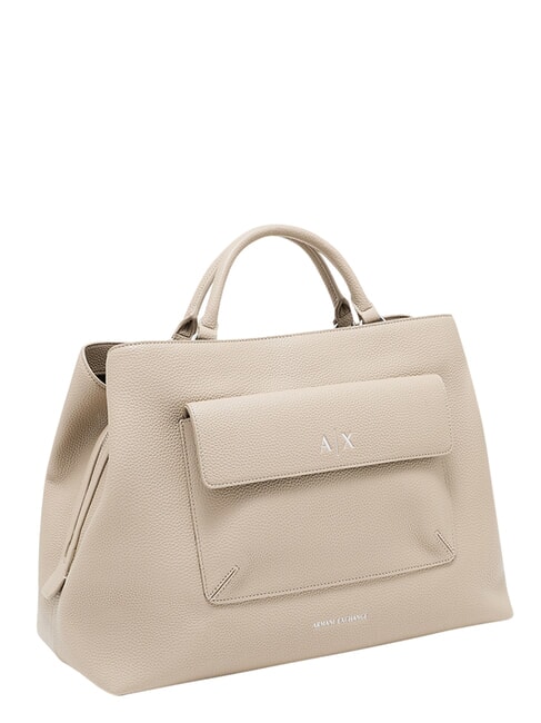 NICOLE Handbag with pocket and shoulder strap sand - Women&rsquo;s Bags