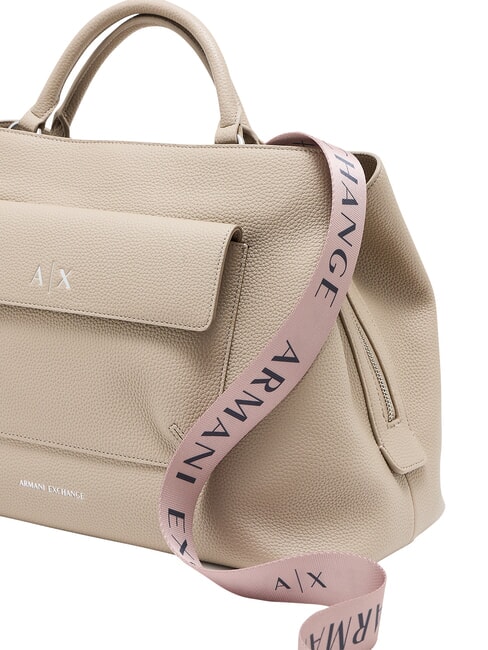 NICOLE Handbag with pocket and shoulder strap sand - Women&rsquo;s Bags