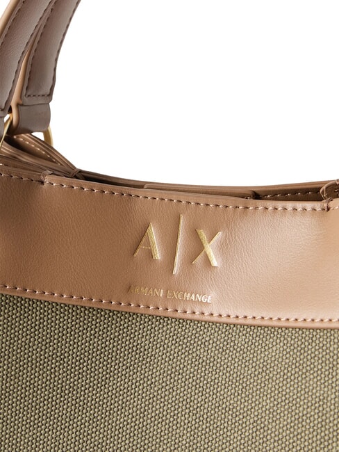 WAVE Shopping bag with shoulder strap savanna/mineral - Women&rsquo;s Bags