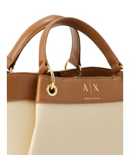 ARMANI EXCHANGE WAVE Shopping bag with shoulder strap natural / saline clay - Women&rsquo;s Bags - 5