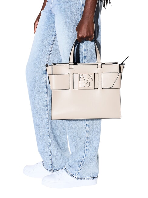 A|X BUCKLE Hand shopper, with shoulder strap sand - Women&rsquo;s Bags