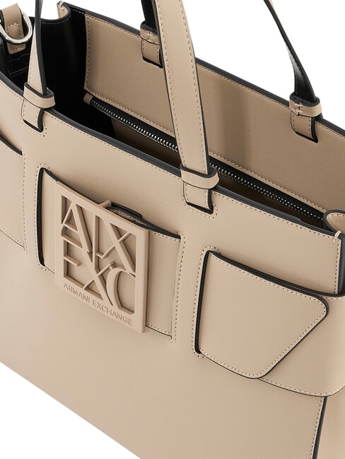 A|X BUCKLE Hand shopper, with shoulder strap sand - Women&rsquo;s Bags