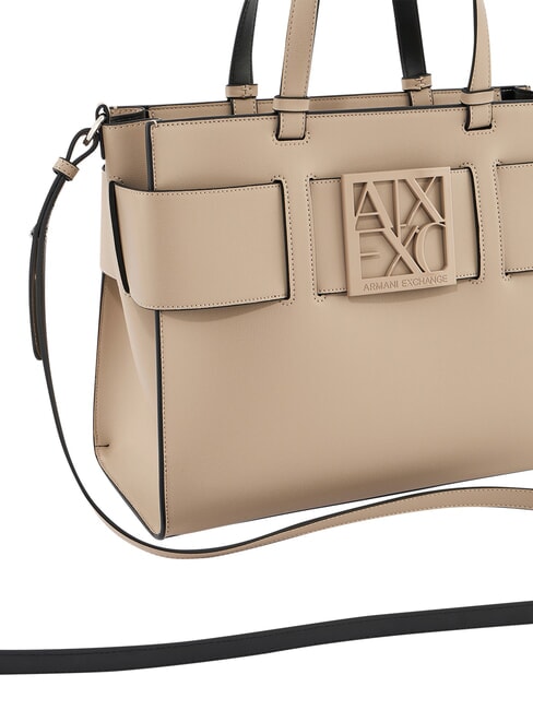 A|X BUCKLE Hand shopper, with shoulder strap sand - Women&rsquo;s Bags