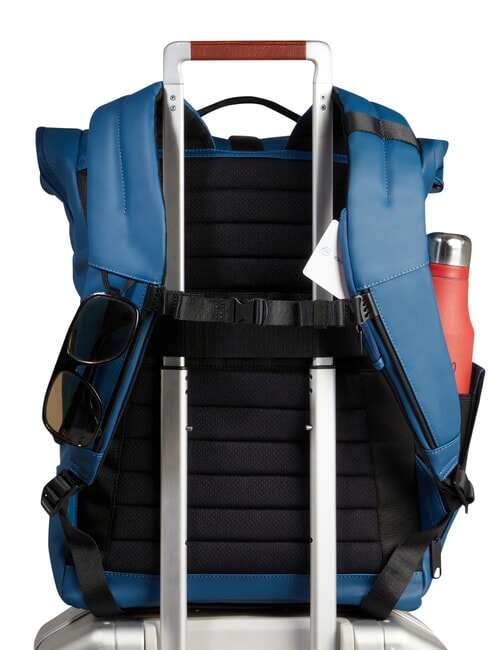 CORNER SPECIALE GOMMATO Roll-top backpack for 15.6" laptop aviation - Laptop backpacks