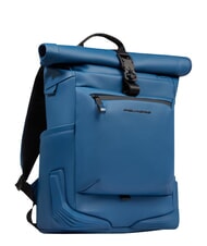 PIQUADRO CORNER SPECIALE GOMMATO Roll-top backpack for 15.6" laptop aviation - Laptop backpacks - 3