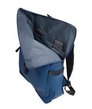 PIQUADRO CORNER SPECIALE GOMMATO Roll-top backpack for 15.6" laptop aviation - Laptop backpacks - 4