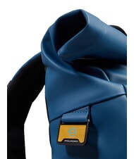 PIQUADRO CORNER SPECIALE GOMMATO Roll-top backpack for 15.6" laptop aviation - Laptop backpacks - 6