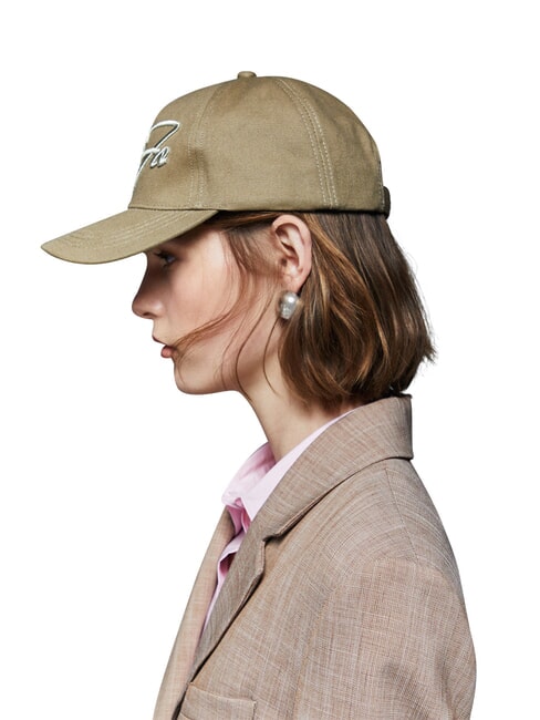 LOGO STRIPED Visor hat mud - Hats