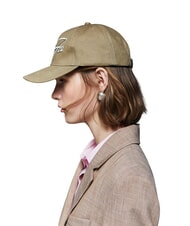 LIUJO LOGO STRIPED Visor hat mud - Hats - 2