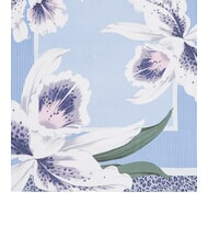 LIUJO FLOWER ORCHID Scarf bright blue wave - Scarves - 5