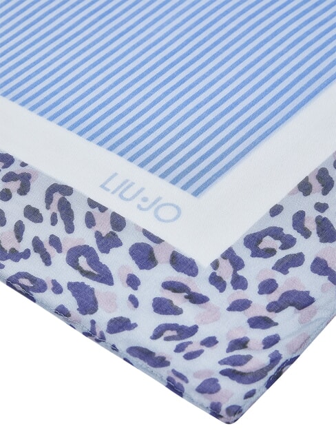 FLOWER ORCHID Scarf bright blue wave - Scarves